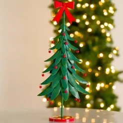 Clearance Red Bells with Bow Christmas Tree, 24 in. Christmas Decorations