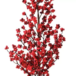 Online Berry Christmas Arrangement in Metal Pot Christmas Arrangements & Garland