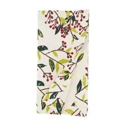 Kirklands Home Table Linens|Red Berry Delight Cotton Napkins, Set of 4