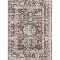 Kirklands Home Area Rugs|Red Cardinal Sundara Gabriel Area Rug, 5x7