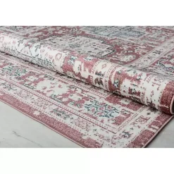 Kirklands Home Area Rugs|Red Cardinal Sundara Gabriel Area Rug, 5x7