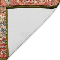 Kirklands Home Outdoor Rugs|Diamond Medallion Indoor/Outdoor Rug, 3x4 Red