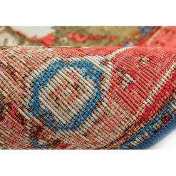 Kirklands Home Outdoor Rugs|Diamond Medallion Indoor/Outdoor Rug, 3x4 Red