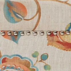 Kirklands Home Accent Chairs|Red Floral Colette Accent Chair