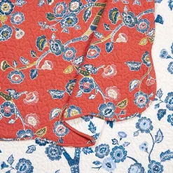 Kirklands Home Quilts|Floral Dreams 3-pc. King Quilt Set Red