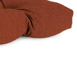 Kirklands Home Outdoor Cushions & Pillows|French Edge Outdoor Wicker Settee Cushion Red