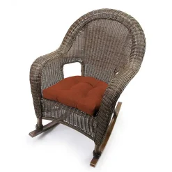 Kirklands Home Outdoor Cushions & Pillows|French Edge 3-pc. Outdoor Wicker Cushion Set Red