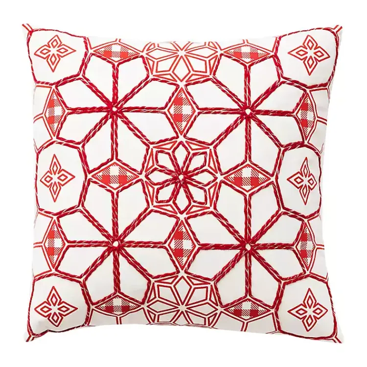 Sale Geometric Christmas Throw Pillow Christmas Pillows