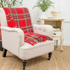 Sale Green Yellow Christmas Throw Blanket Blankets & Throws