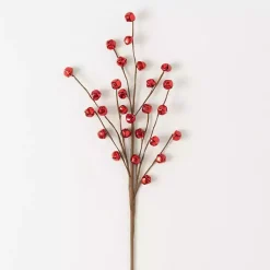 Jingle Bells Christmas Spray Stems, Set of 3 Christmas Tree Decorations