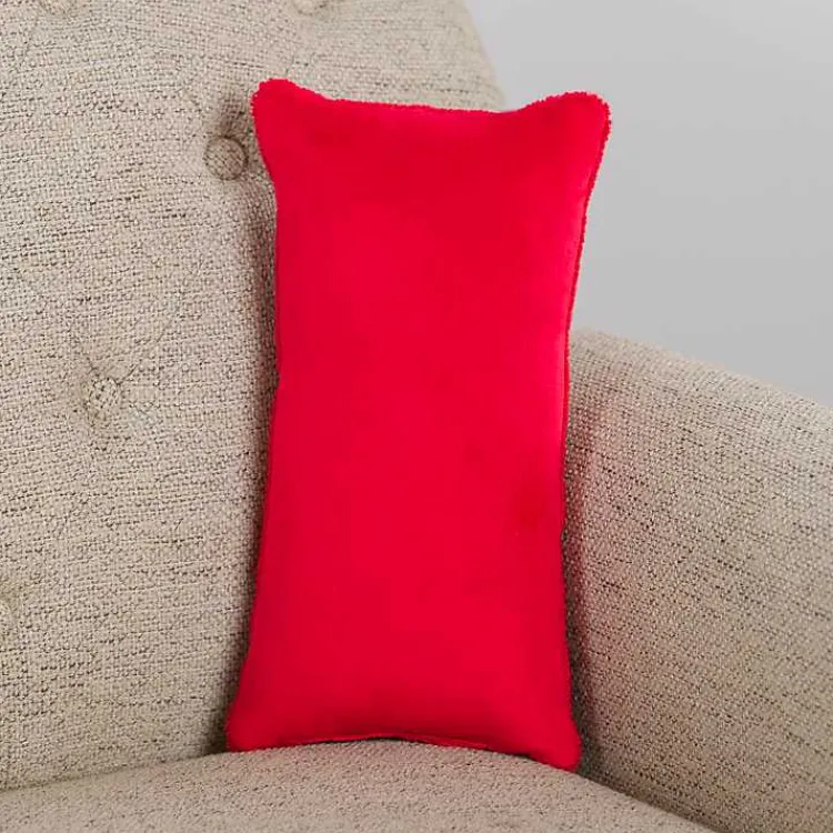 Red Jolly Nutcracker Mini Pillow Pillows