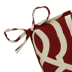 Kirklands Home Outdoor Cushions & Pillows|Red New Geometric Outdoor Chair Cushion
