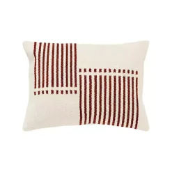 Discount Offset Colorblock Stripe Throw Pillow Pillows