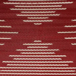 Kirklands Home Outdoor Rugs|Red Primitive Arrow Outdoor Area Rug, 4x6