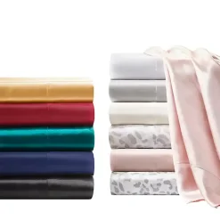 Kirklands Home Bed Sheets|Satin Standard 2-pc. Pillow Case Set Red