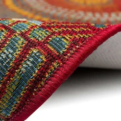 Kirklands Home Outdoor Rugs|Spheres Indoor/Outdoor Runner, 1x4 Red