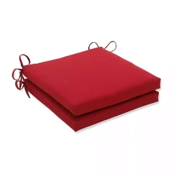 Kirklands Home Outdoor Cushions & Pillows|Square Outdoor Seat Cushion, Set of 2 Red