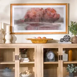 Kirklands Home Framed Art|Red Tree Landscape Framed Art Print