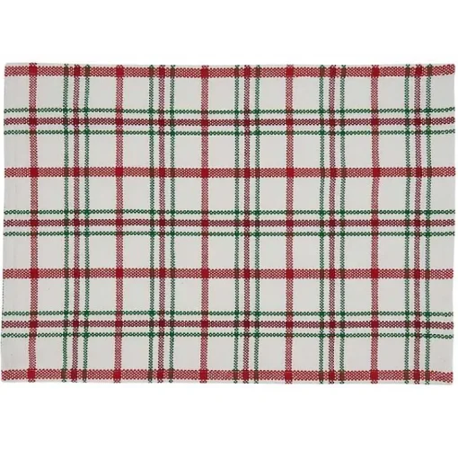 Best Red Wide Plaid Christmas Placemats, Set of 4 Christmas Dining & Entertaining