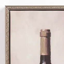 Kirklands Home Canvas Art|Red Wine Vintage Framed Canvas Art Print