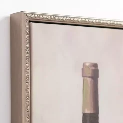 Kirklands Home Canvas Art|Red Wine Vintage Framed Canvas Art Print