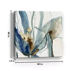 Kirklands Home Canvas Art|Refined Blue Canvas Art Print