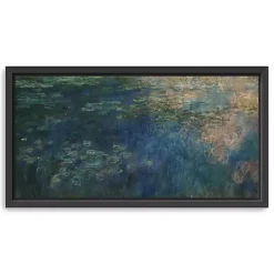 Kirklands Home Canvas Art|Reflections of Clouds Framed Canvas Art Print Blue