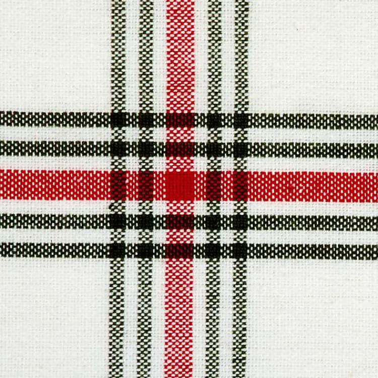 Hot Reindeer Plaid 3-pc. Dishtowel & Potholder Set Christmas Dining & Entertaining