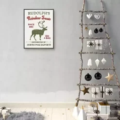 Discount Reindeer Treats Framed Canvas Print Christmas Art & Wall Decor