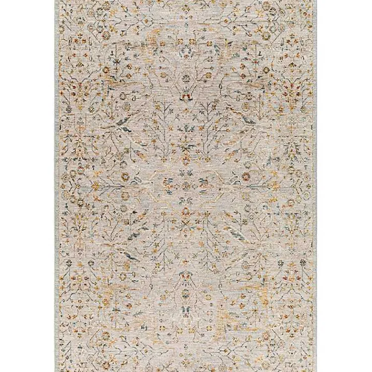 Kirklands Home Area Rugs|Reine Cream Abstract Medallion Area Rug, 5x7