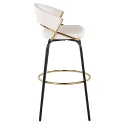 Kirklands Home Bar Stools & Counter Height Stools|Remy Swivel Bar Stools, Set of 2 White