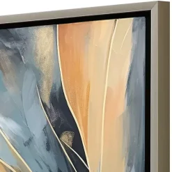 Kirklands Home Framed Art|Rhythms of Flow II Framed Canvas Art Print