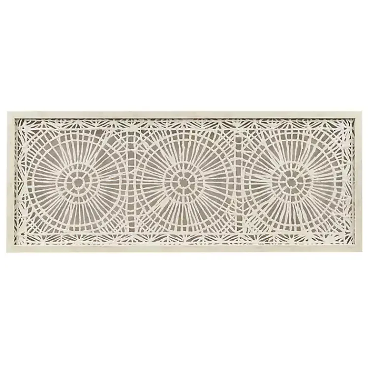 Kirklands Home Wall Plaques|Rice Paper Henna Medallion Wall Plaque