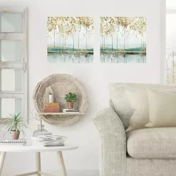 Kirklands Home Canvas Art|River Breath Canvas Art Prints, Set of 2