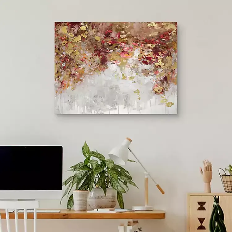 Kirklands Home Canvas Art|Robbins Charmed Gold Canvas Art Print