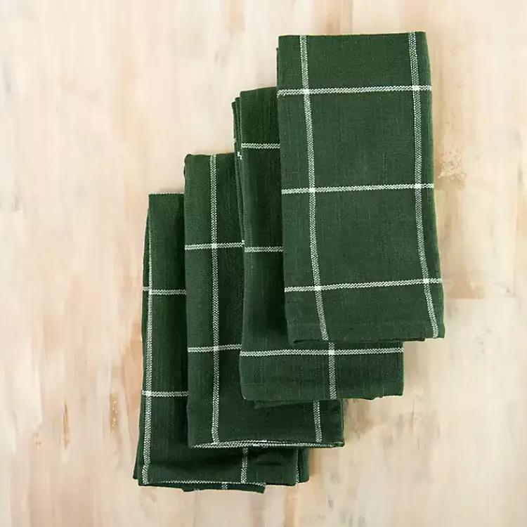 Kirklands Home Table Linens|Robby Forest Napkins, Set of 4 Green