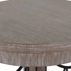 Kirklands Home Accent & End Tables|Roberta Wood Decorative Metal Accent Table Gray