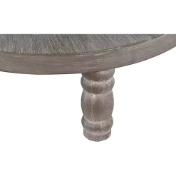 Kirklands Home Accent & End Tables|Roberta Wood Decorative Metal Accent Table Gray
