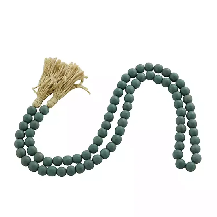 Sale Robin's Egg Bohemian Tassel Garland Decorative Accents