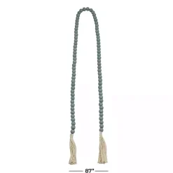 Sale Robin's Egg Bohemian Tassel Garland Decorative Accents