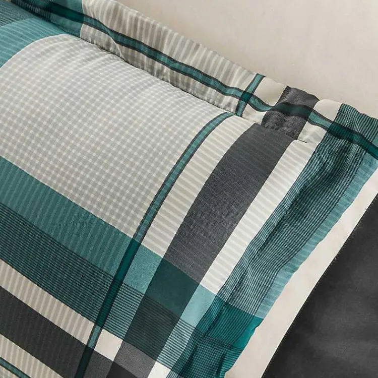Kirklands Home Comforters|Roger Plaid 9-pc. Full Comforter Set