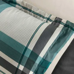 Kirklands Home Comforters|Roger Plaid 9-pc. Queen Comforter Set