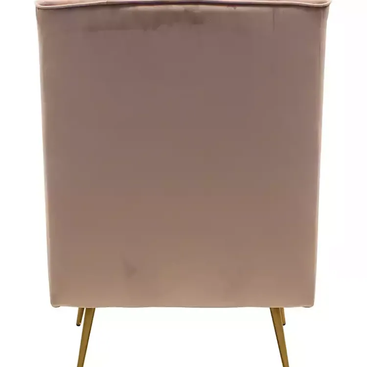 Kirklands Home Accent Chairs|Rose Velvet Lana Accent Chair Pink
