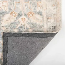 Kirklands Home Area Rugs|Rosette Denim Area Rug, 7x9