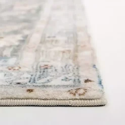 Kirklands Home Area Rugs|Rosette Denim Runner