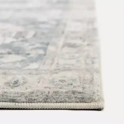 Kirklands Home Area Rugs|Rosette Dusty Aqua Runner