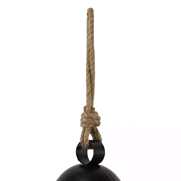 Hot Round Iron Hanging Bells, Set of 3 Decorative Accents