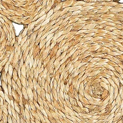 Kirklands Home Table Linens|Round Braided Natural Jute Placemats, Set of 2 Tan