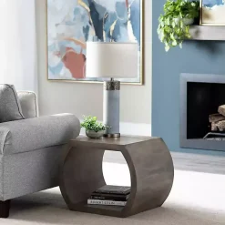 Kirklands Home Accent & End Tables|Round Open Side Table Brown