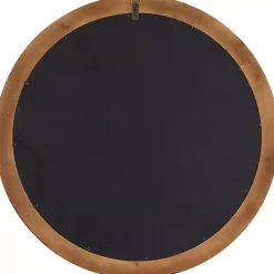 Kirklands Home Decorative Mirrors|Round Distressed Beaded Wall Mirror, 28 in.